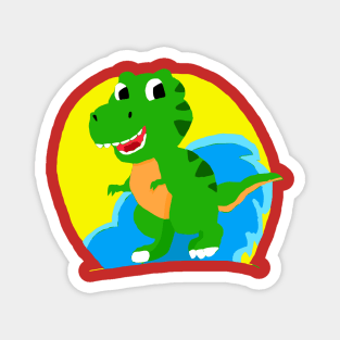 Kid Funny Rex Magnet