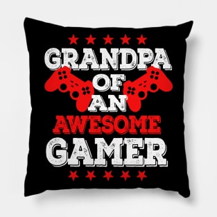 Grandpa of a gamer Pillow