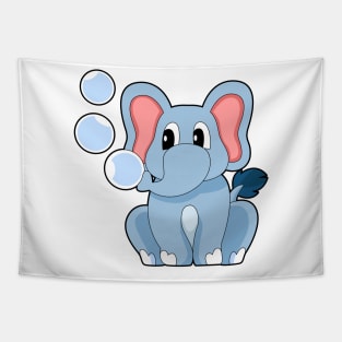 Elephant Water bubbles Tapestry