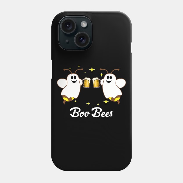 Beer Lover - Funny Beer Boo Bees Couples Halloween Phone Case by JaydeMargulies