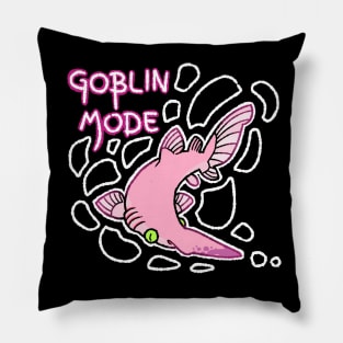 Goblin shark mode Pillow