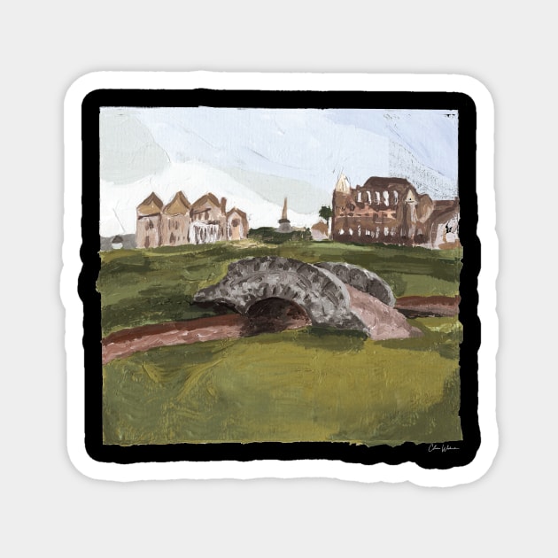 St. Andrews Ireland Magnet by claireprints