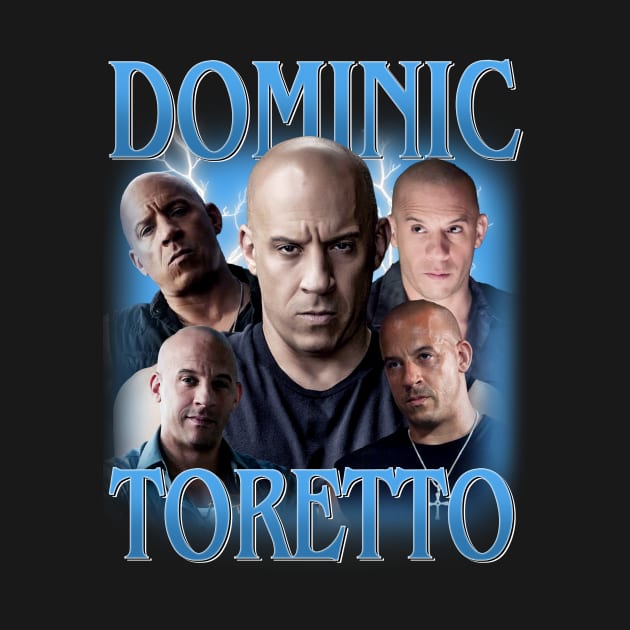 VINTAGE RETRO DOMINIC TORETTO BOOTLEG by Archer Expressionism Style