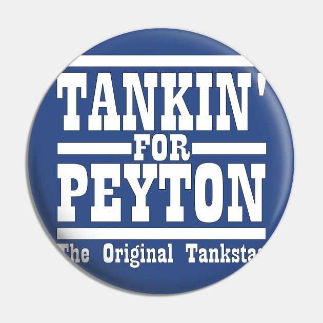 Vintage Colts Tanking for Peyton Manning Pin by Retro Sports