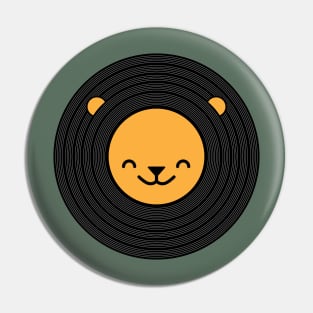 Vinyl Lion Pin