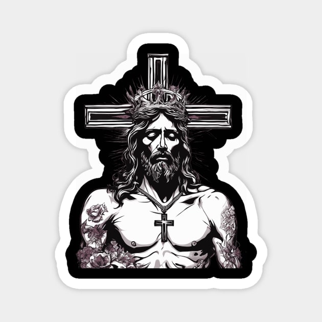 Jesus Christ the Forgiver Magnet by animegirlnft