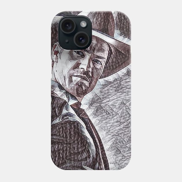 JUSTIFIED - Timothy Olyphant Phone Case by Naumovski