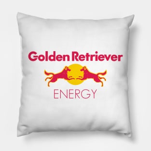 Golden Retriever Energy Pillow