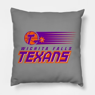 Defunct Wichita Falls Texans CBA Basketball 1988 Pillow