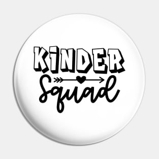 Kinder Squad Funny Kids Back to School Pin