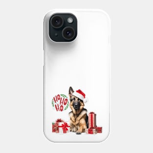 HO HO HO German Shepherd Phone Case