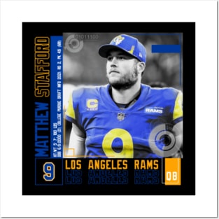 Matthew Stafford 9 Los Angeles Rams player football retro poster shirt,  hoodie, sweater, long sleeve and tank top