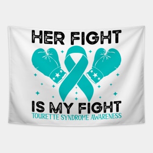 Her Fight is My Fight Tourette Syndrome Awareness Tapestry