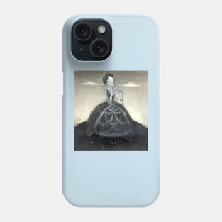 Flicka With the Blue Bird - John Bauer Phone Case