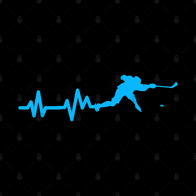 Hockey Player Heartbeat by EQDesigns