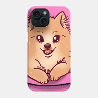 Pocket Cute Pomeranian Phone Case