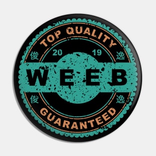 Weeb Label- Stamp Design Pin