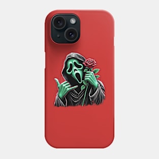 Ghostface Call Me valentines Scream Movie Phone Case