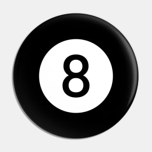 8 ball biliard pool Pin