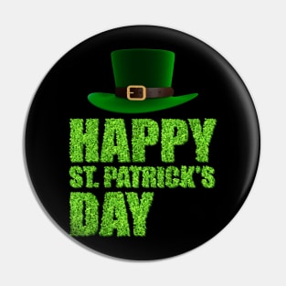 Happy St Patrick Day Pin