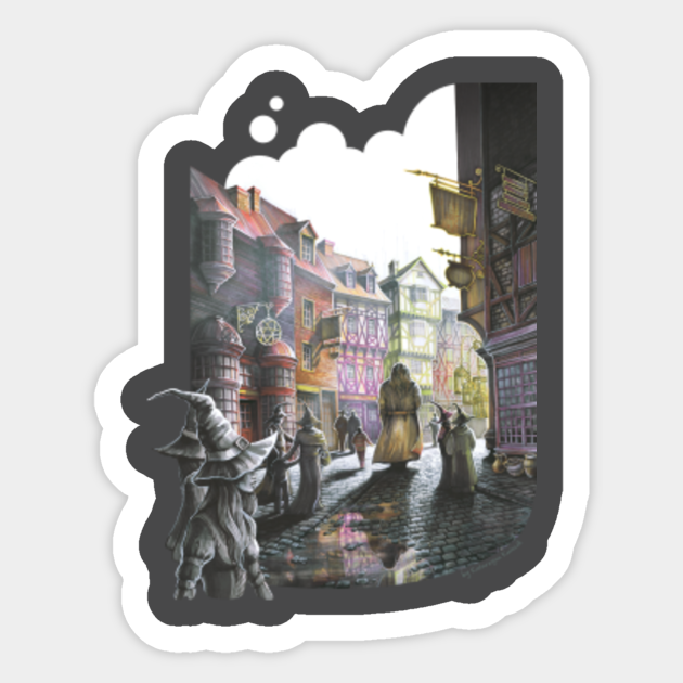 Diagon Alley - Harry Potter - Sticker