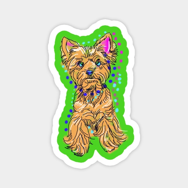 Always Keep Your Yorkie Around You Magnet by lalanny