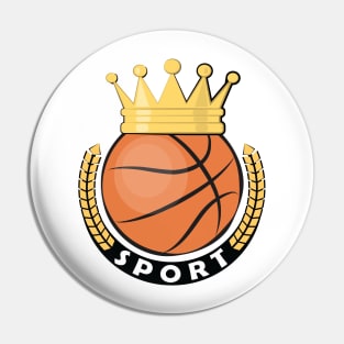 King Basketball Pin