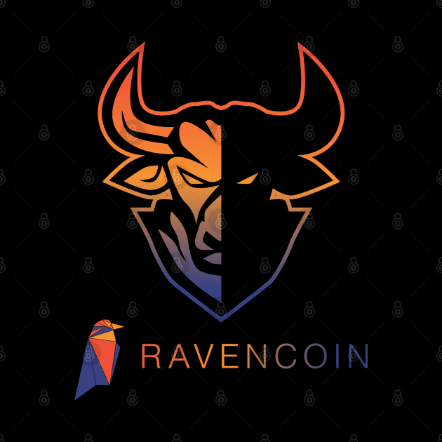 Ravencoin coin Crypto coin Cryptocurrency by JayD World