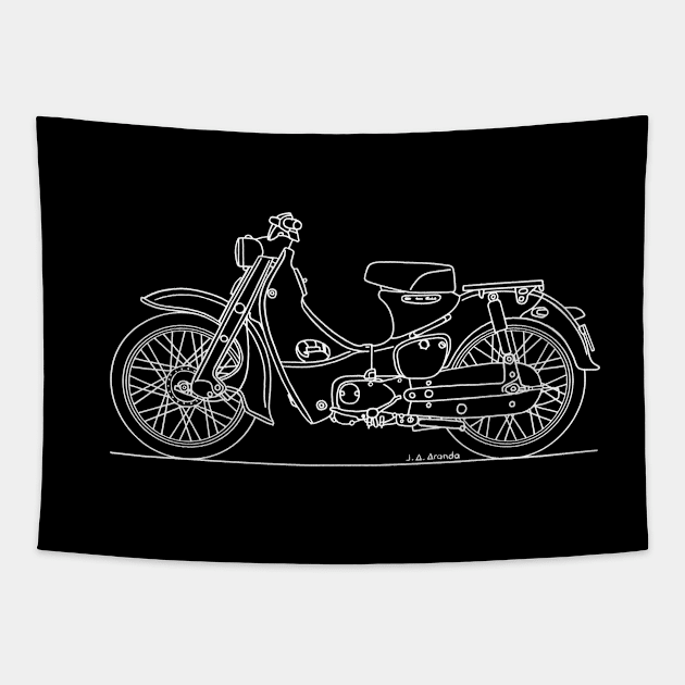 The best seller motorbike in history! Tapestry by jaagdesign