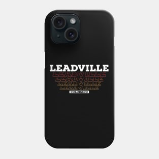 Leadville Colorado USA Vintage Phone Case