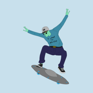 Alien Skater T-Shirt