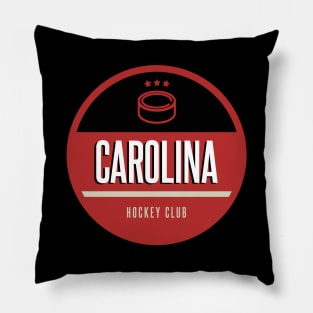 Carolina retro hockey Pillow