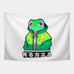 Cool Frog | Gangster Frog | Pyschedelic Streetwear Tapestry