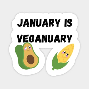 January is Veganuary Magnet