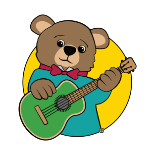 Bear Playing Guitar T-Shirt