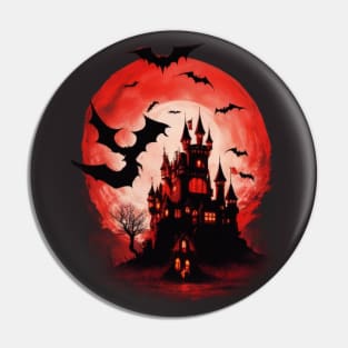 horror castle Pin