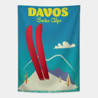 Davos Swiss Alps Tapestry