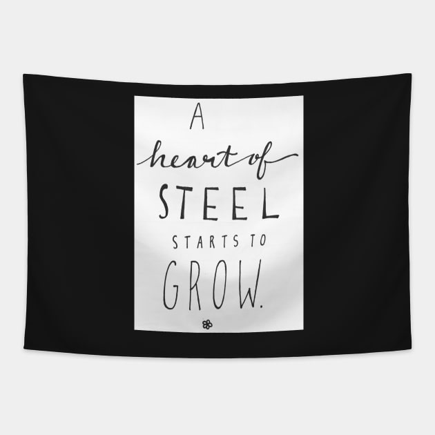 Heart of Steel Tapestry by nicolecella98