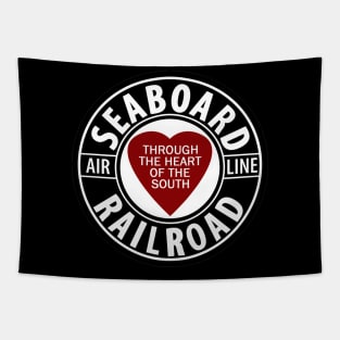 Vintage Seaboard Air Line Railroad Tapestry