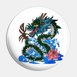 Japanese Dragon Pin