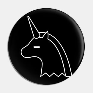 // white unicorn // Pin