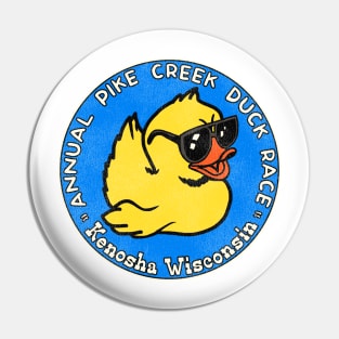 Annual Pike Creek Duck Race Kenosha Wisconsin Pin