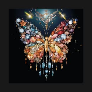 Butterflly Broach Sparkle T-Shirt