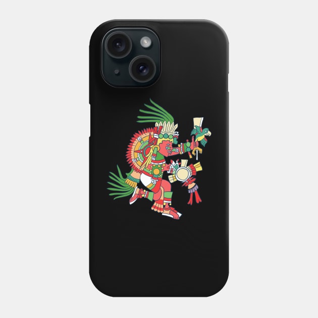 Tonatiuh, Aztec sun God Phone Case by StabbedHeart