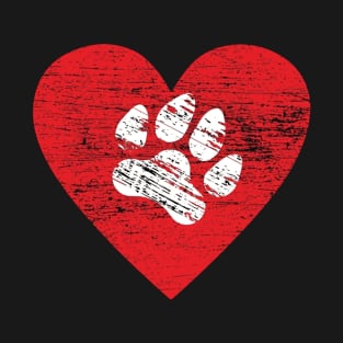 Heart of Dog Lovers Art T-Shirt