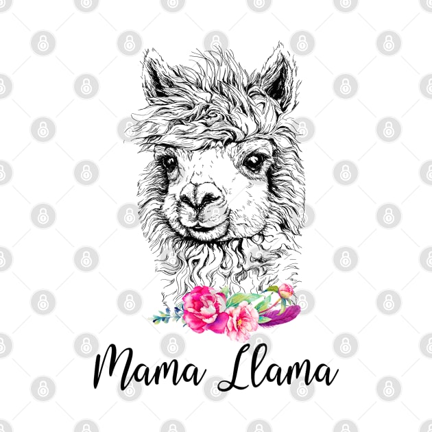 Mama Llama by LotusTee