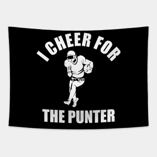 i cheer for the punter  white Tapestry