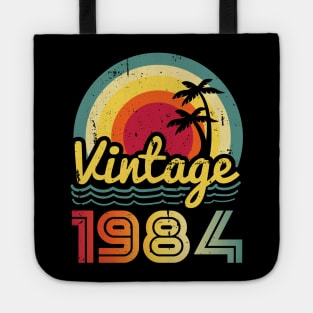 Vintage 1984 Made in 1984 39th birthday 39 years old Gift Tote