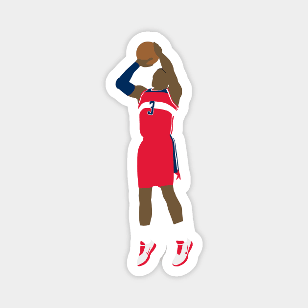 Bradley Beal Jumpshot Magnet by xRatTrapTeesx