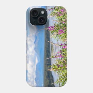 USA. Alaska. Denali National Park. Fireweeds. Phone Case